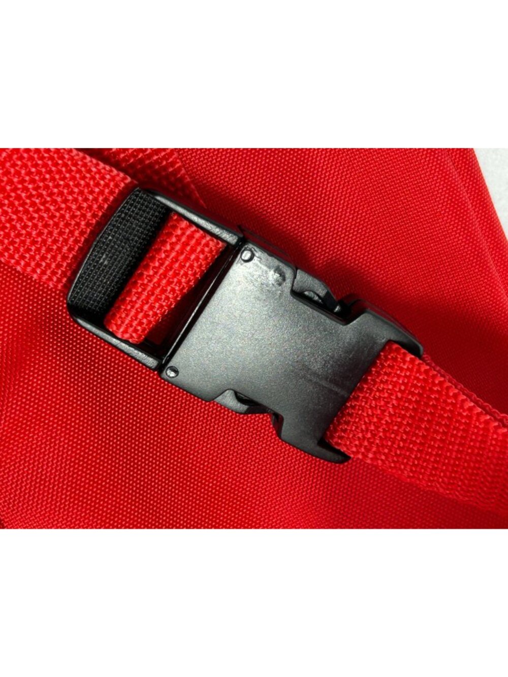 Vintage 1990s Kool Aid Man Red Nylon Fanny Pack Retro - Picture 4 of 5